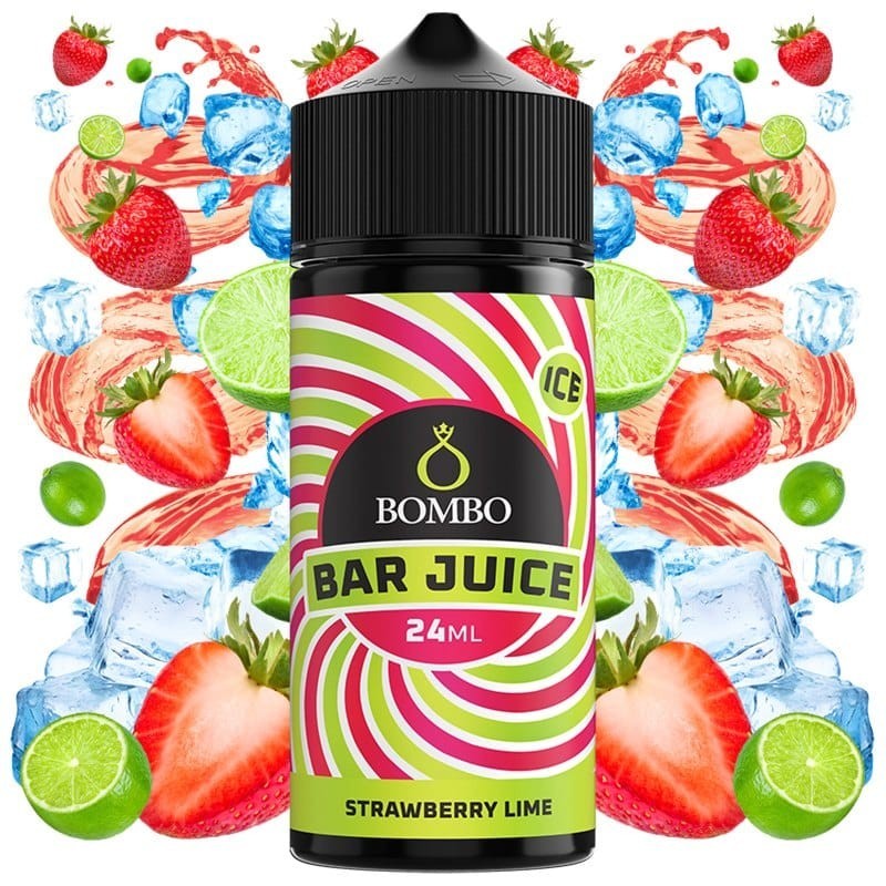 Aroma Strawberry Lime Ice 24ml/120ml (Longfill) – Bombo Bar Juice