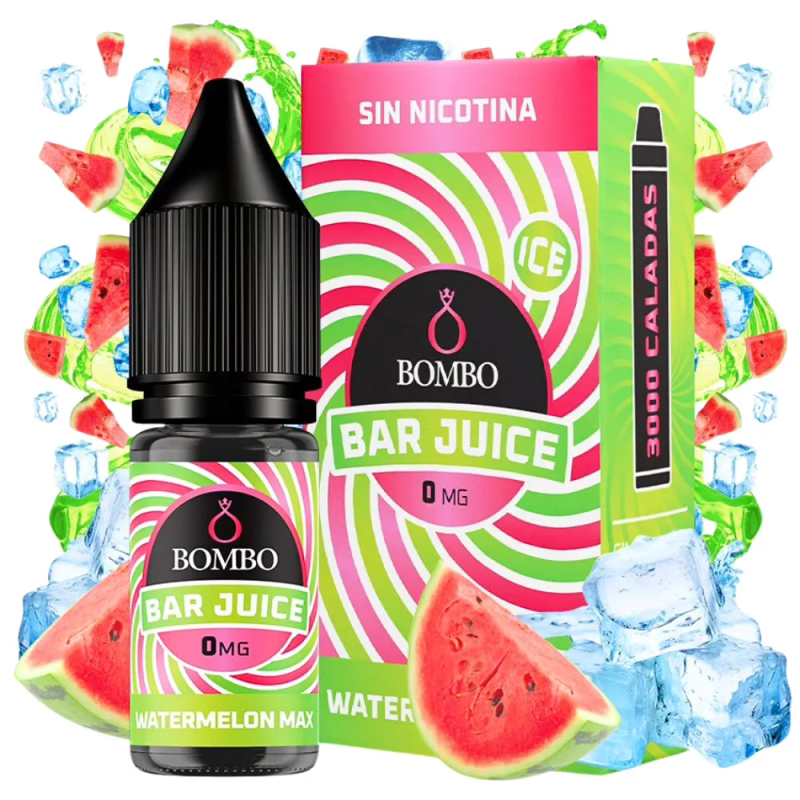 Bombo Salts Bar Juice - Watermelon Max Ice - 10ml
