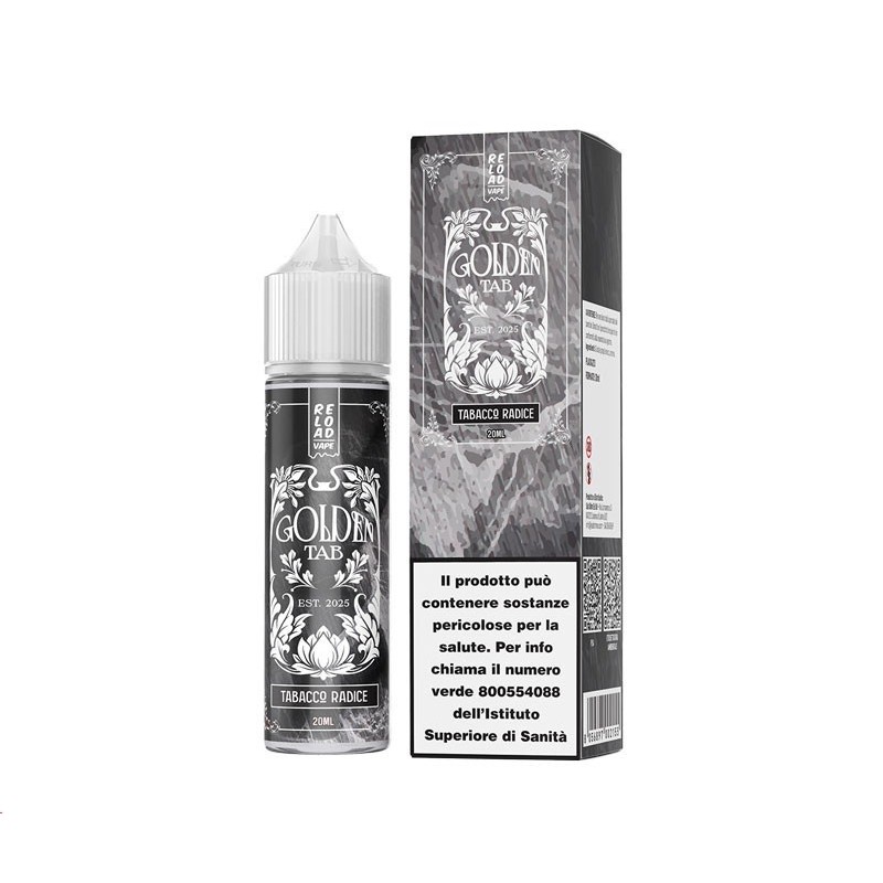 AROMA GOLDEN TAB TABACCO RADICE RELOAD 15ML/60ML