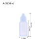 Botella Blanda de 30 ml con Boquilla y Tapón Interior