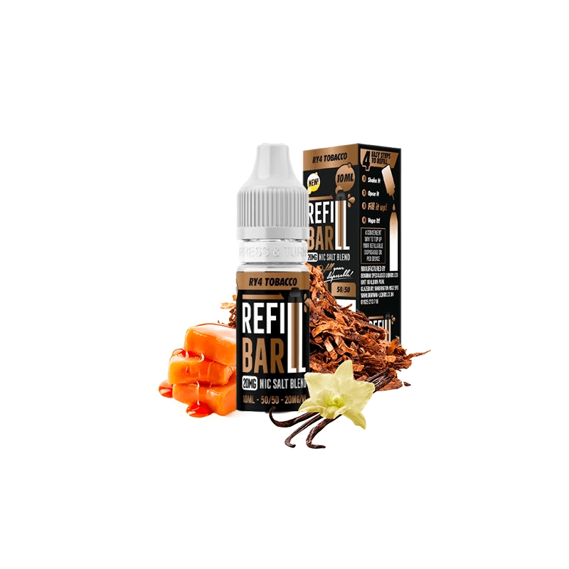 Refill Bar Salts - Ry4 Tobacco