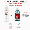 Kit Vapeo Longfill 60ml/0mg nicotina
