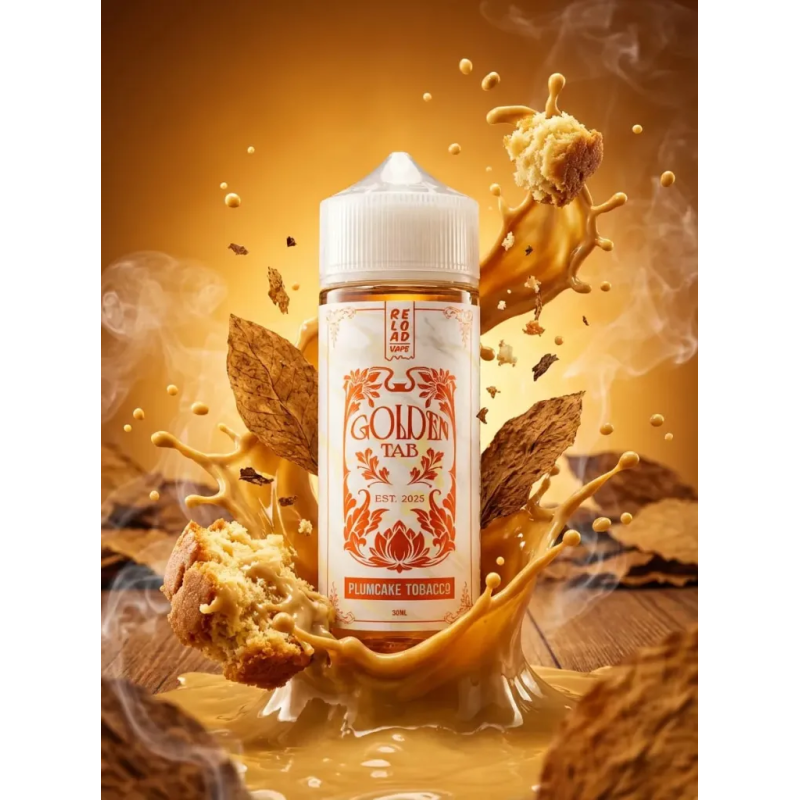Aroma Plumcake Tobacco - Golden Tab - Reload - 30ml/120ml  ( LonFill )