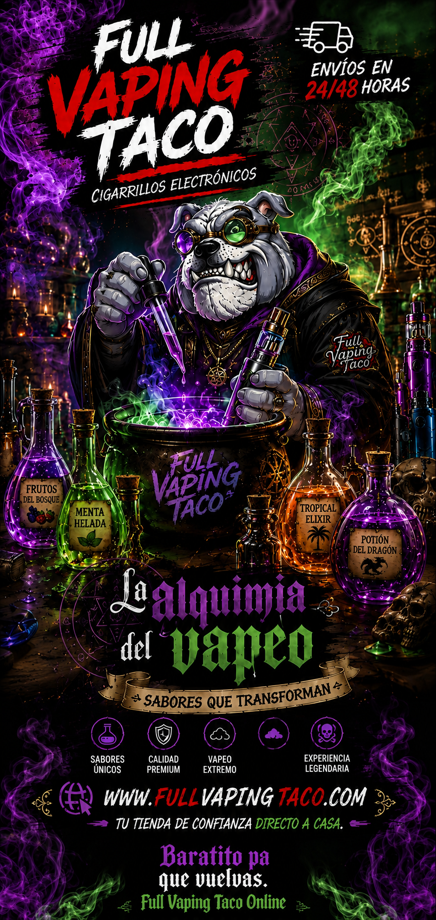 Full Vaping Taco - Baratito pa que vuelvas.